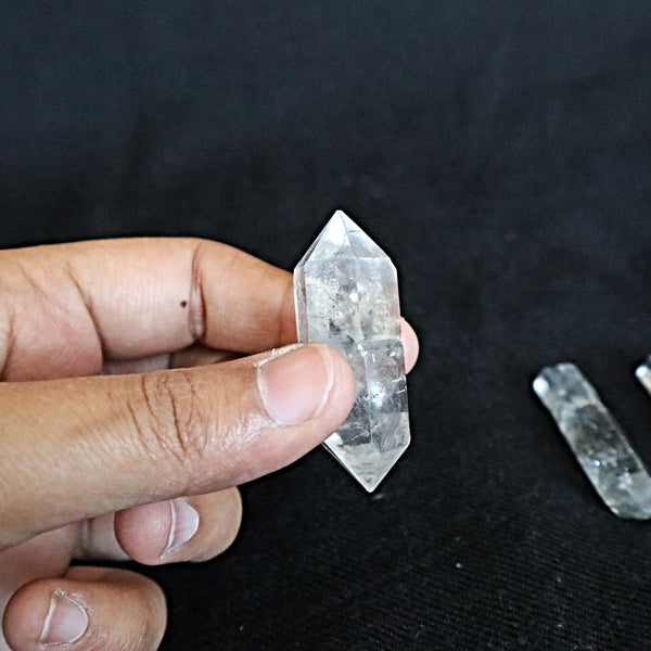 Raw Crystal Quartz Himalayan Double Terminated double pointed, CR