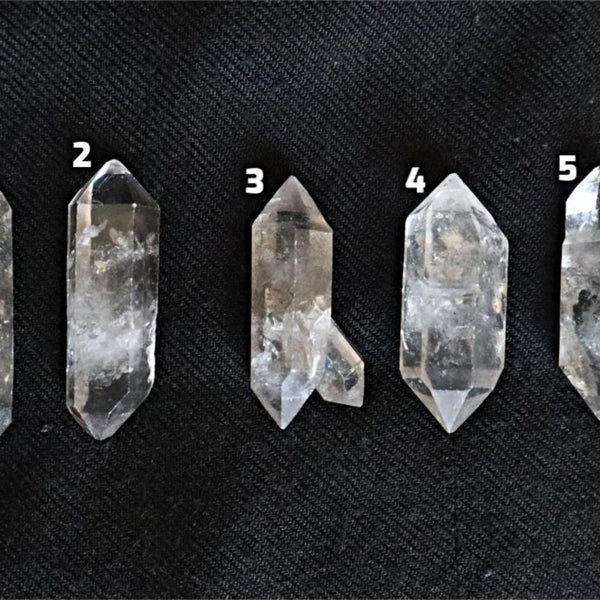 Raw Crystal Quartz Himalayan Double Terminated double pointed, CR