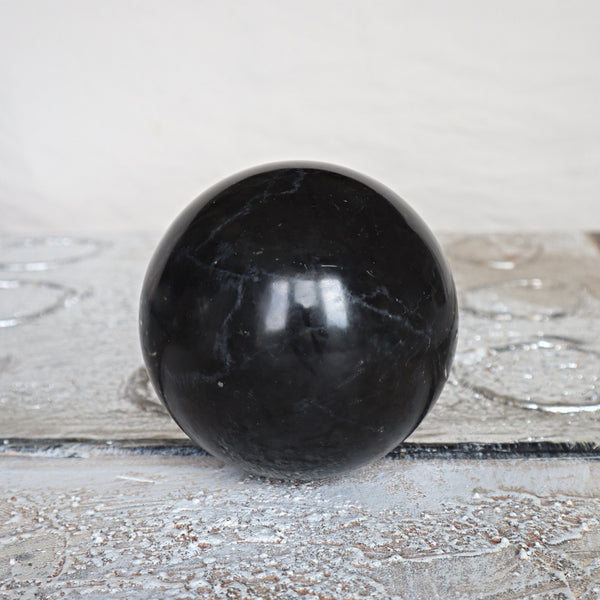 Black Onyx Sphere 83 mm, Healing stone BO1