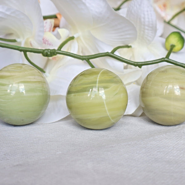 Butter Jade Sphere 45mm