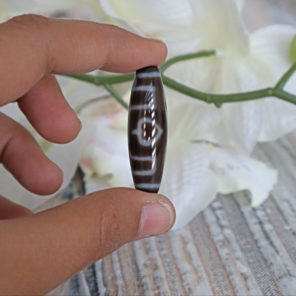 3 Eye Dzi Bead Rare