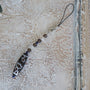 Lotus Tibetan Dzi Bead Strap | Tibetan Agate Dzi Bead Car Charm Phone Strap | Dzi Bead Car accessory for Room Hanging Decoration