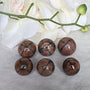 Chiastolite Sphere 31mm, Cross stone sphere, Andalusite Sphere
