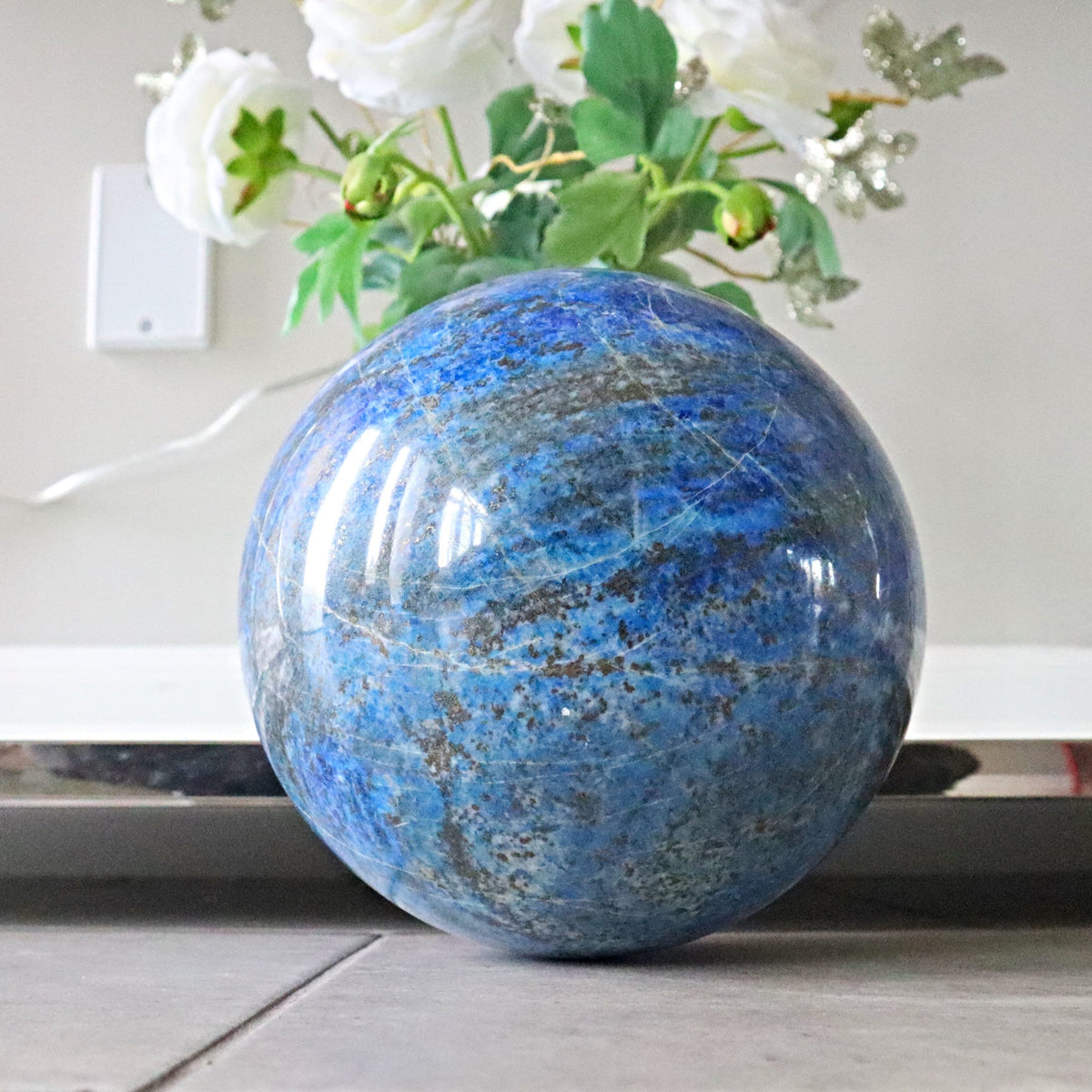 Extra Large Lapis Sphere 22 Lbs, 7.2 inches