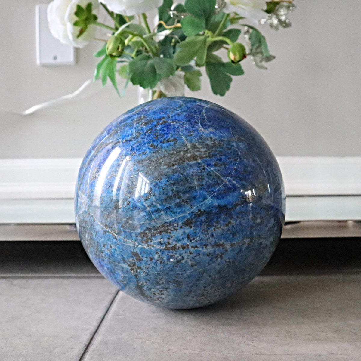 Extra Large Lapis Sphere 22 Lbs, 7.2 inches