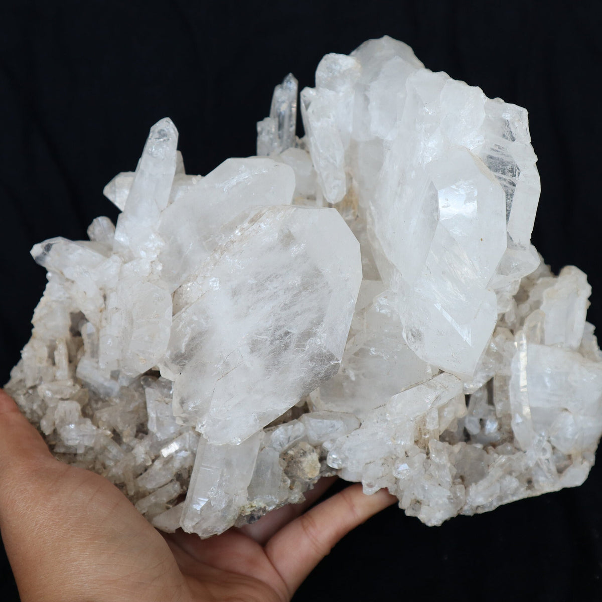 Xtra Large Faden Quartz Crystal Cluster 8 inch 4.4 Lbs, FM5