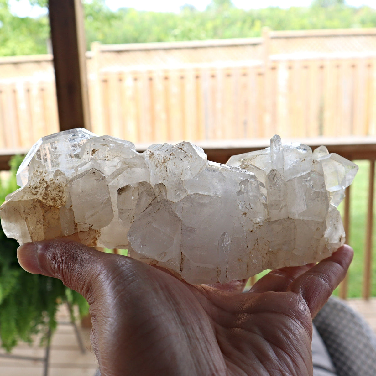 Large Faden Quartz Crystal Specimen 7 inches 32 OZ, FM6