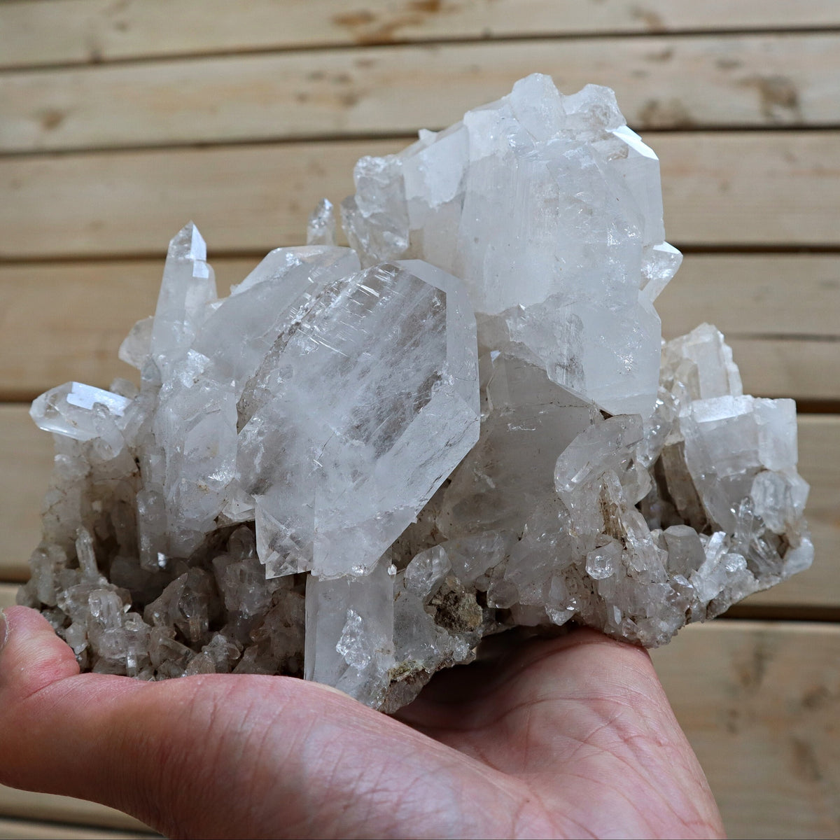 Xtra Large Faden Quartz Crystal Cluster 8 inch 4.4 Lbs, FM5