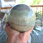 Silky Fluorite Sphere 4 inches, Reiki Meditation Healing Crystal Gift, FL 3