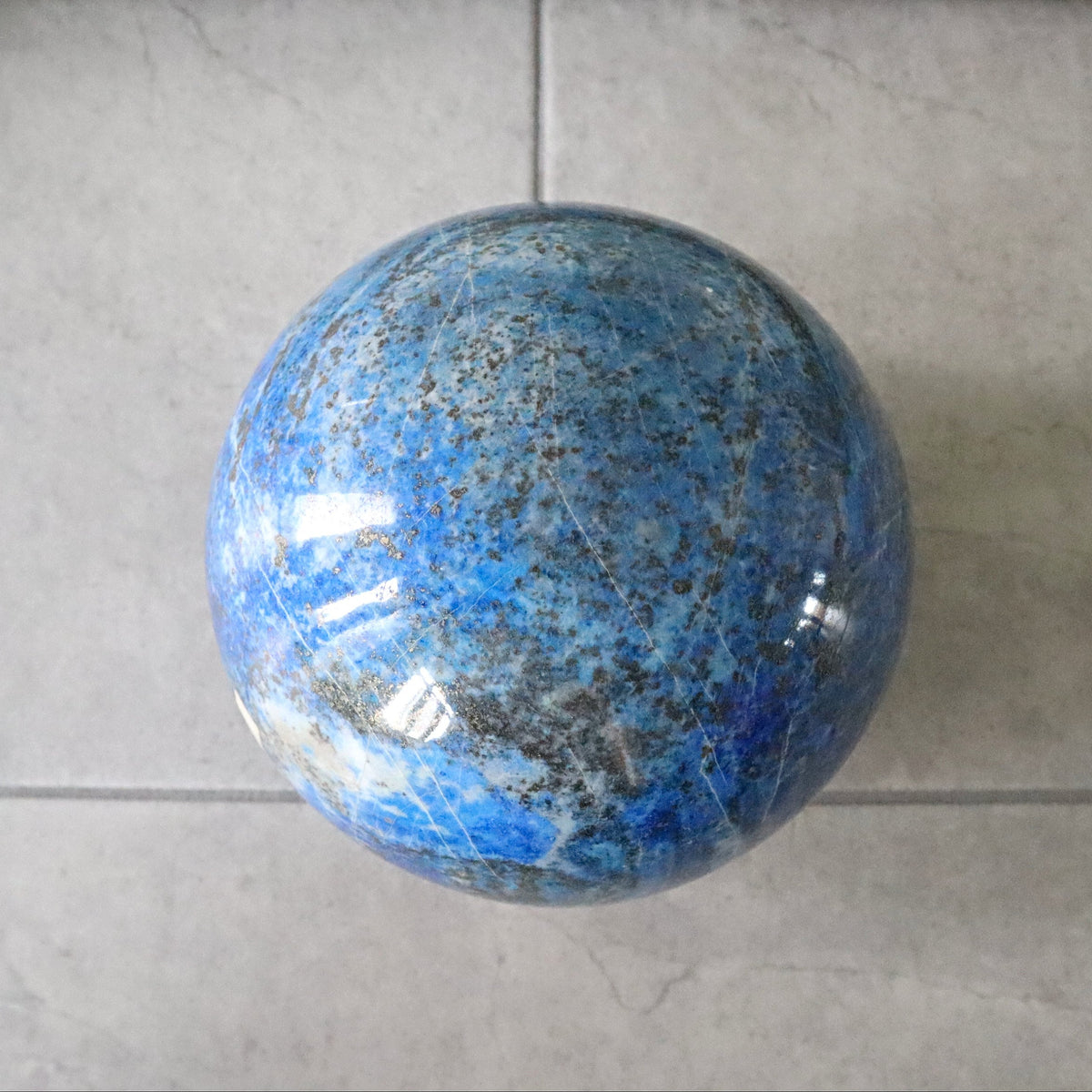 Extra Large Lapis Sphere 22 Lbs, 7.2 inches