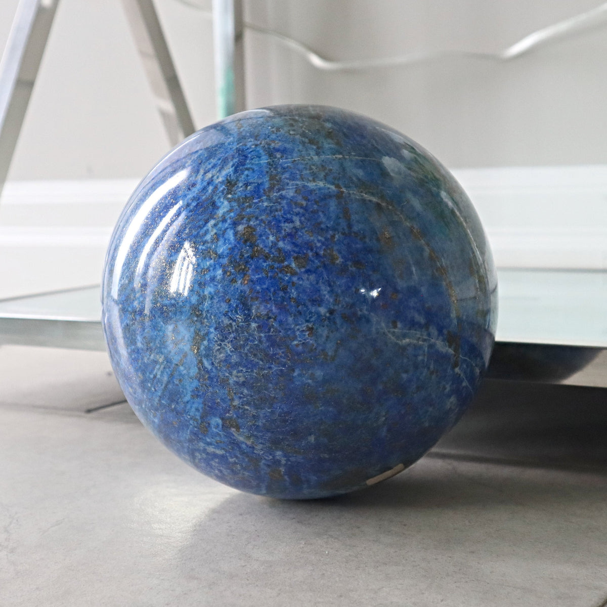 Extra Large Lapis Sphere 22 Lbs, 7.2 inches