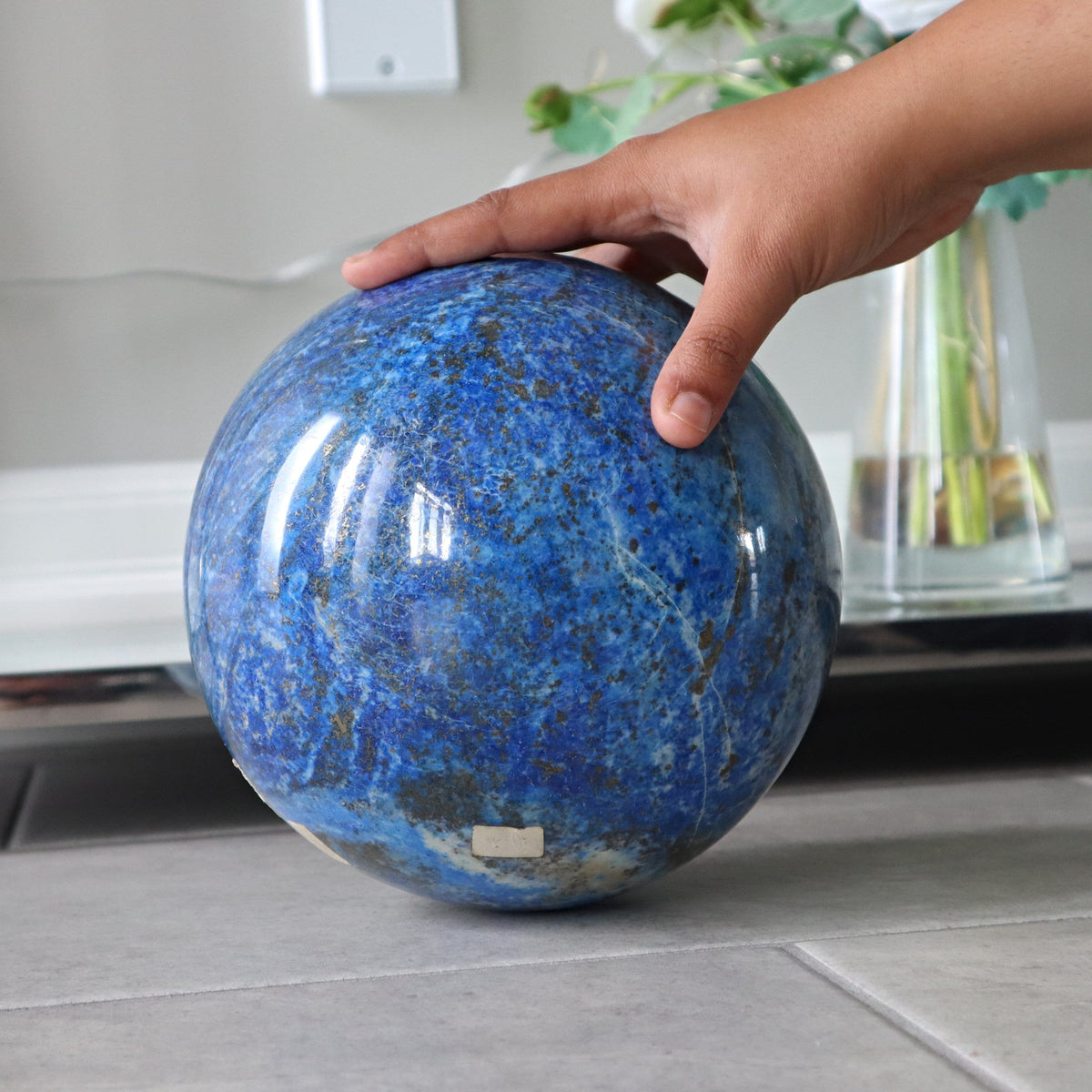 Extra Large Lapis Sphere 22 Lbs, 7.2 inches