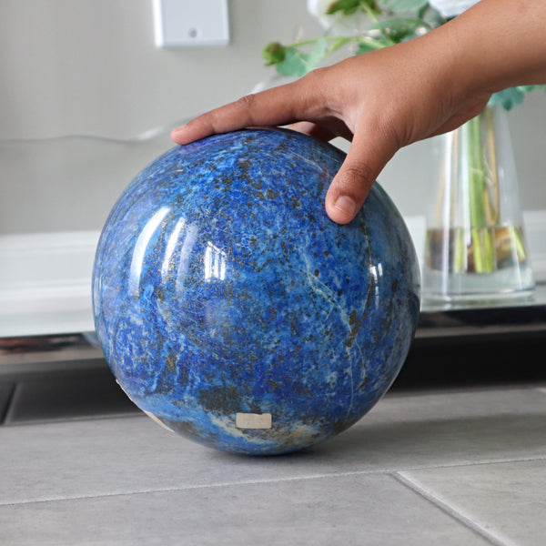 Extra Large Lapis Sphere 22 Lbs, 7.2 inches