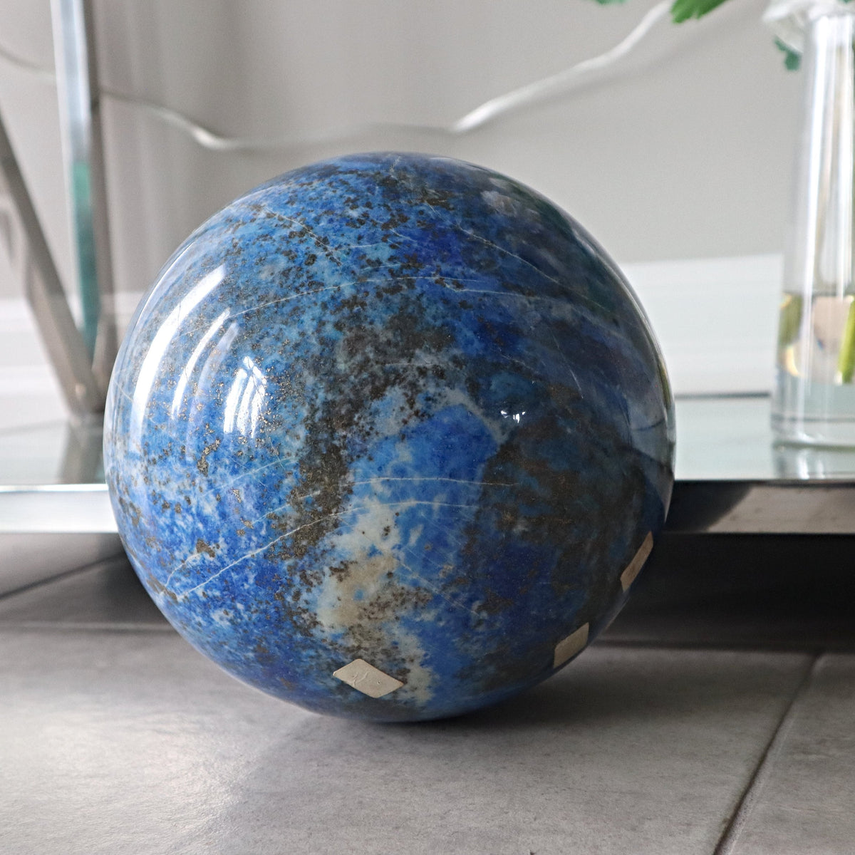 Extra Large Lapis Sphere 22 Lbs, 7.2 inches