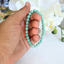 Jade Bracelet, Natural Green Jade Crystal Bracelet