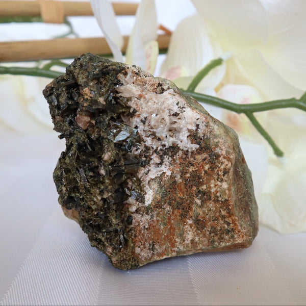 Epidote Crystal Stone Cluster, EP 2
