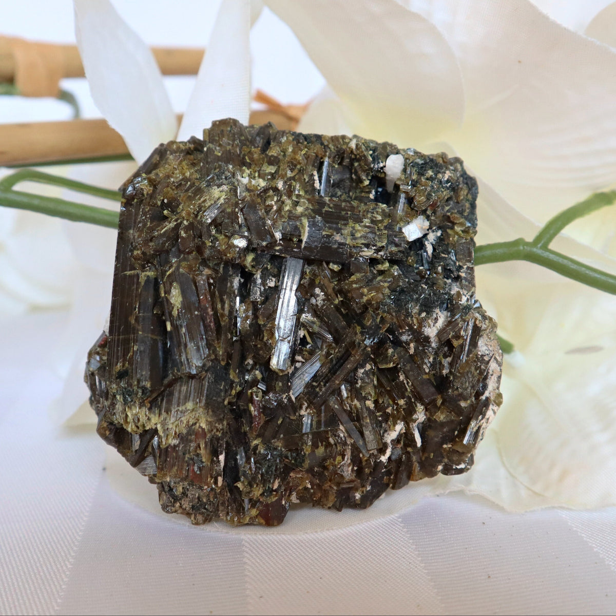 Epidote Crystal Stone Cluster, EP 2