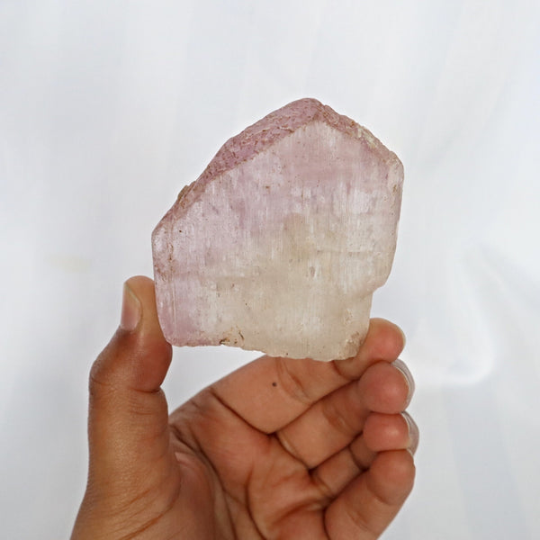 Kunzite Crystal Specimen, Etched Termination Spodumene Mineral Specimen, KN3