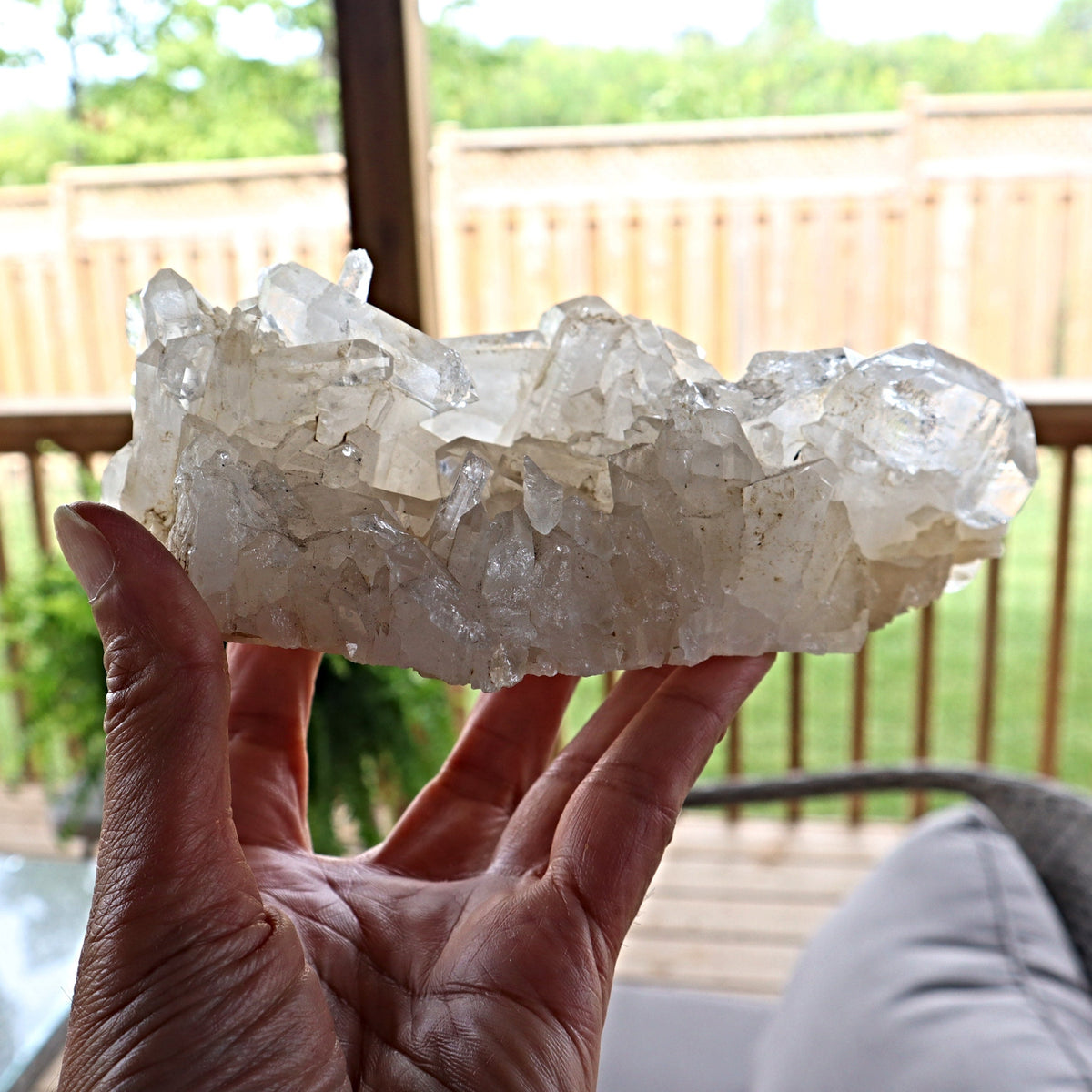 Large Faden Quartz Crystal Specimen 7 inches 32 OZ, FM6