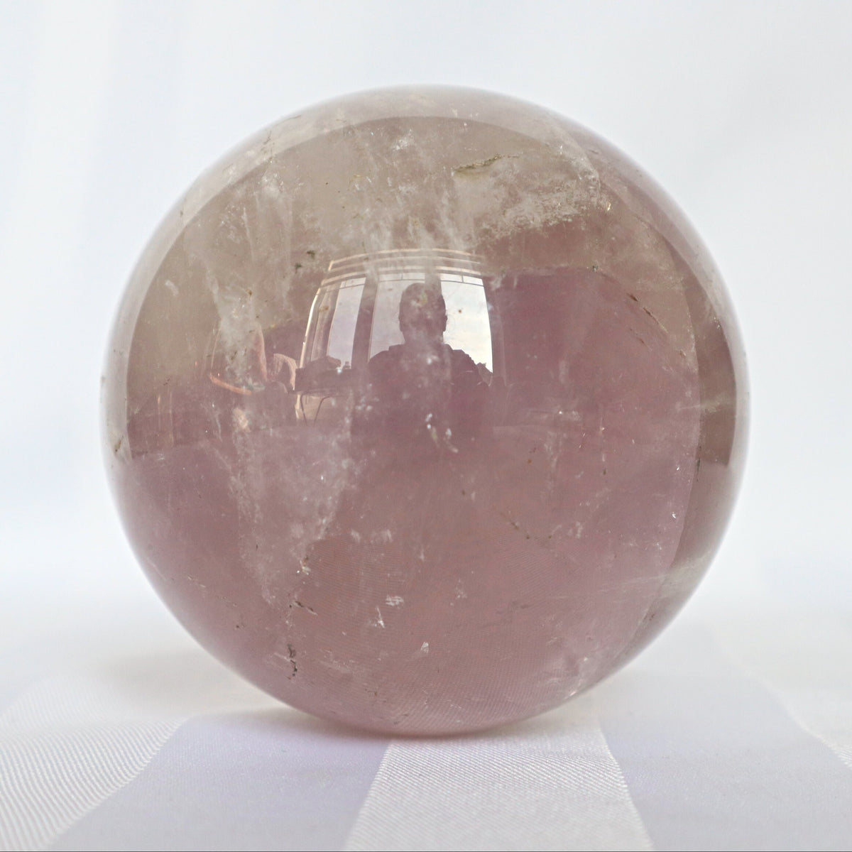 Large Lavender Amethyst Sphere 3.1 inch 81mm, Mental and Emotional Wellness Gift