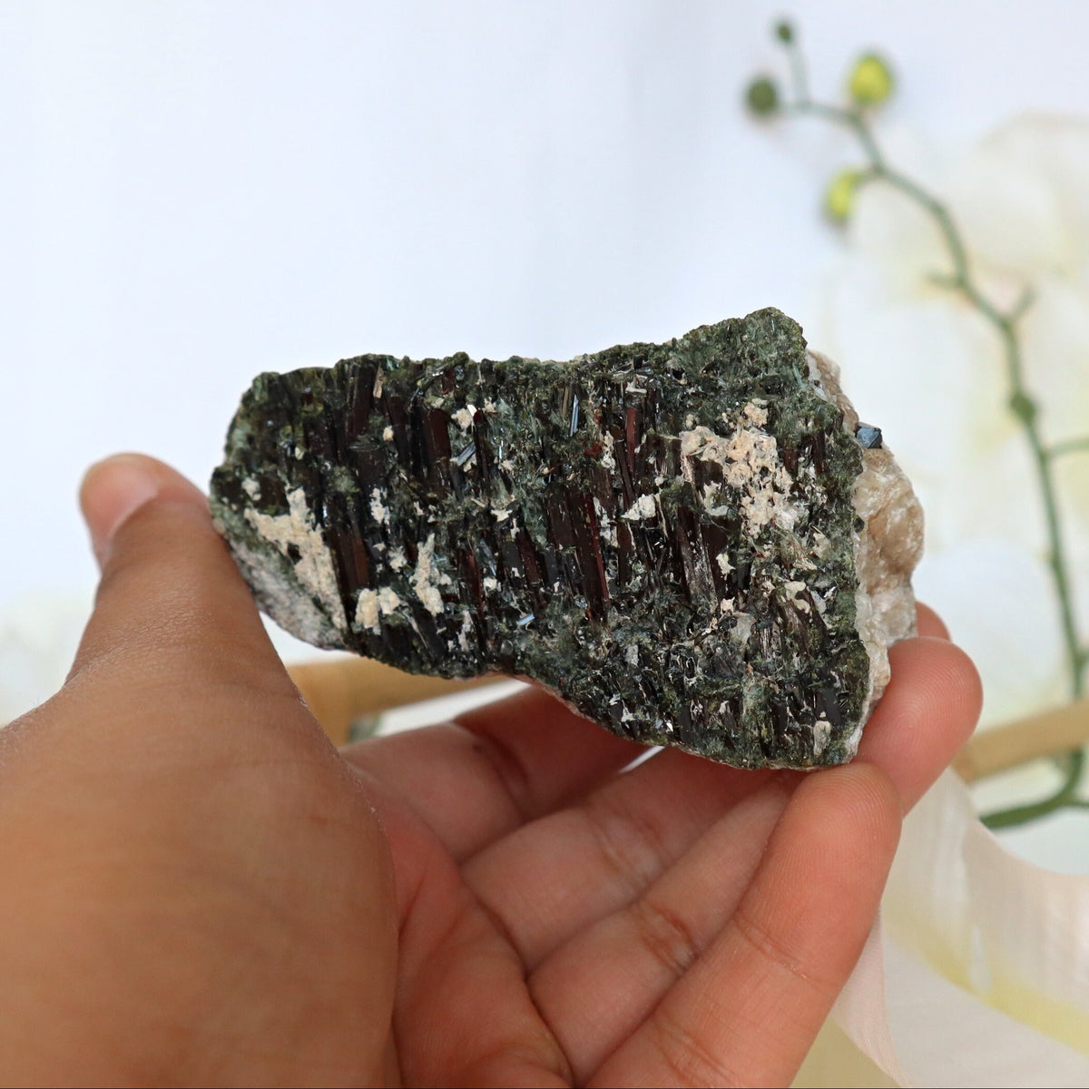 Epidote Crystal Stone Cluster, EP 2