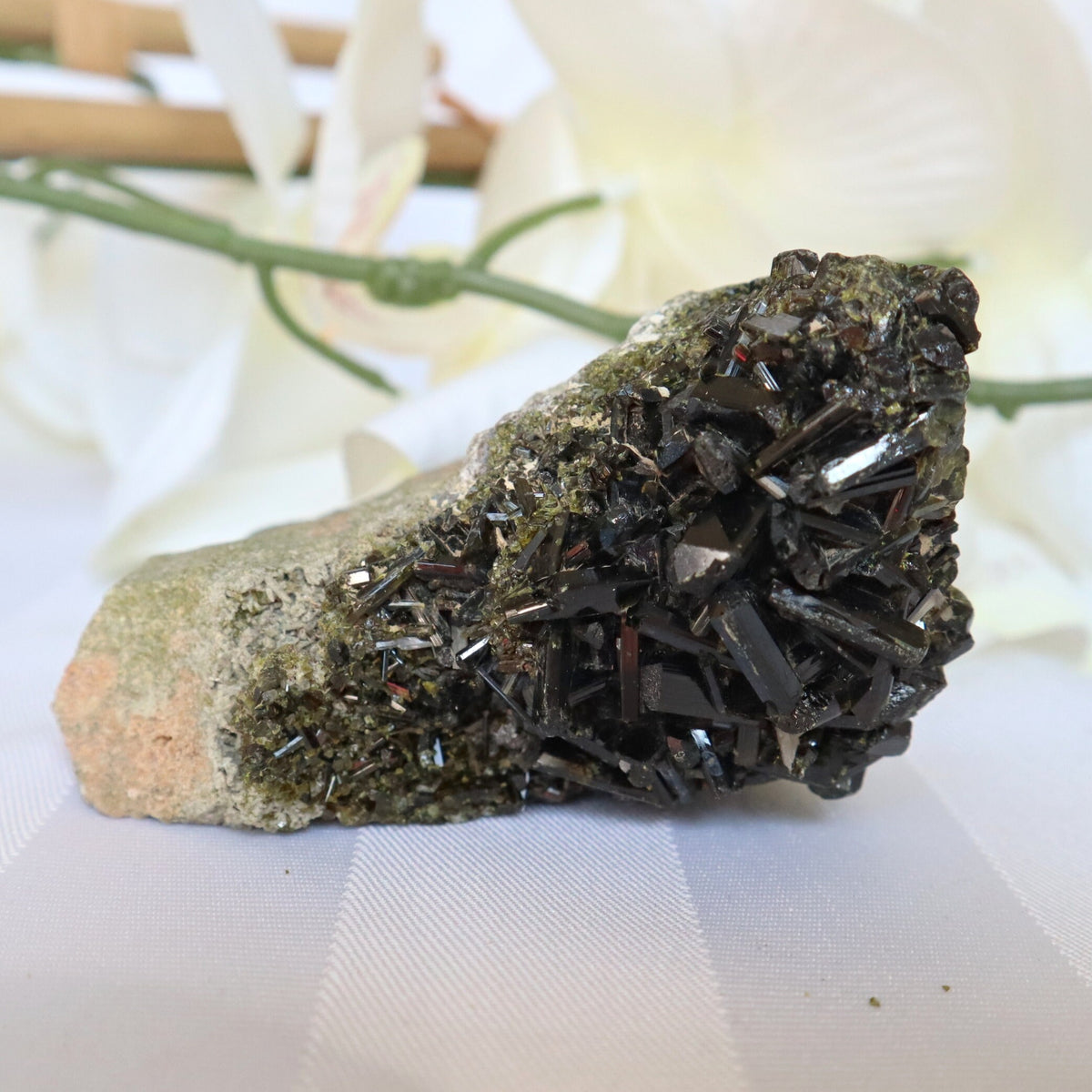 Epidote Crystal Stone Cluster, EP 2