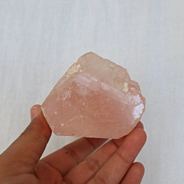 Large Morganite Specimen, Pink Morganite Mineral Specimen Large 10 OZ
