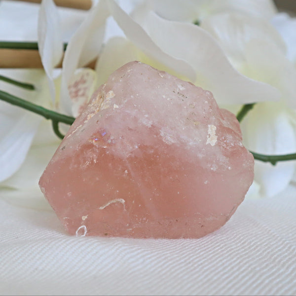 Large Morganite Specimen, Pink Morganite Mineral Specimen Large 10 OZ