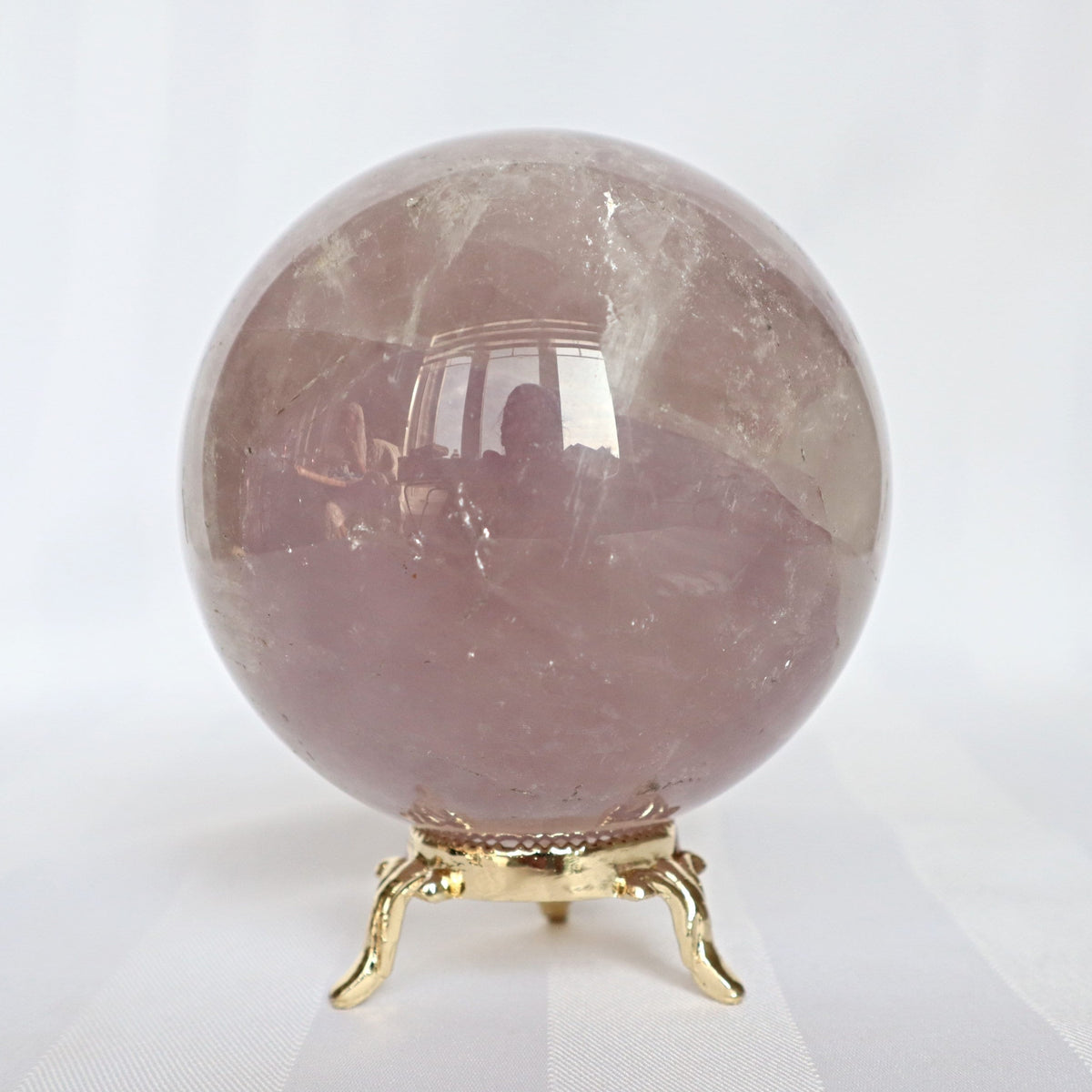 Large Lavender Amethyst Sphere 3.1 inch 81mm, Mental and Emotional Wellness Gift