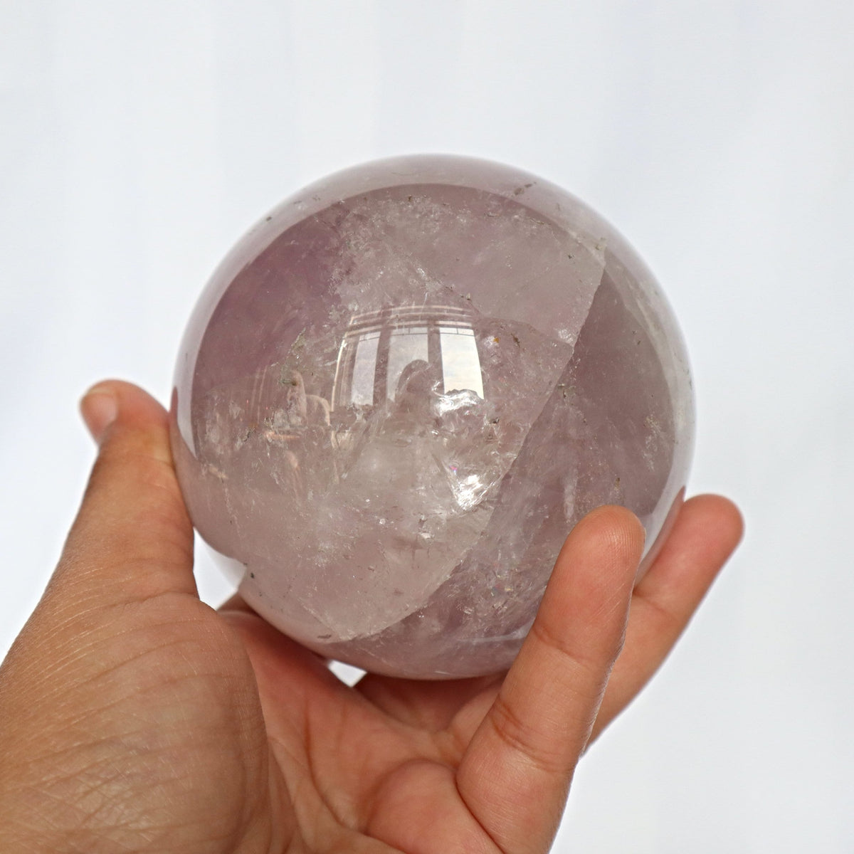Large Lavender Amethyst Sphere 3.1 inch 81mm, Mental and Emotional Wellness Gift