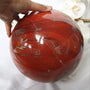 Extra Large Red Jasper Sphere 8.2 inches 30.6 Pounds 210mm