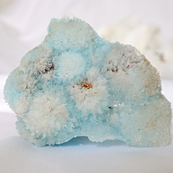 Blue Aragonite Mineral Specimen 3.4 inch