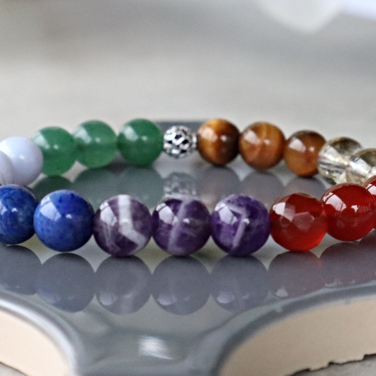 7 Chakra Healing Balancing Meditation Bracelet