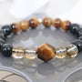 Grounding and Protection Bracelet, Emotional Spiritual Healing Crystal Bracelet, Emotional Wellness, Chakra Cleansing