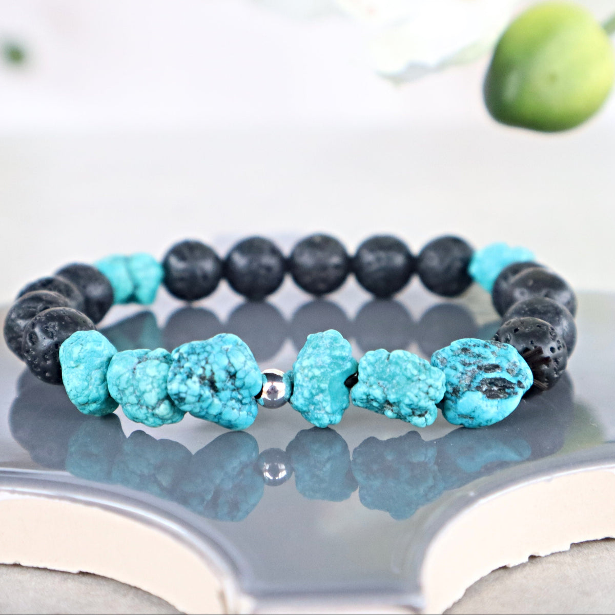 Throat Chakra Communication Bracelet, Speak your Truth, Unblock Throat Chakra, Negative Energy Cleanse, Clarity and Courage