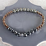 Pyrite Hematite Copper Hematite Bracelet, Protection from Negative Energies Bracelet