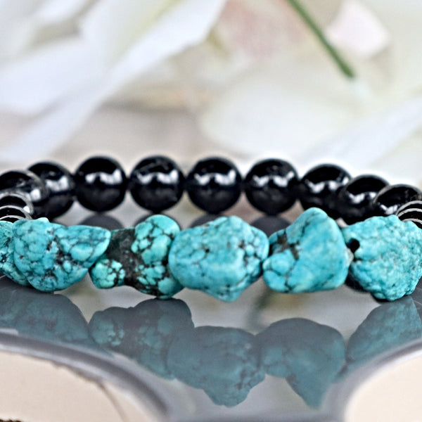 Triple Power Energy Balancing Crystal Bracelet, Protection and Grounding EMF