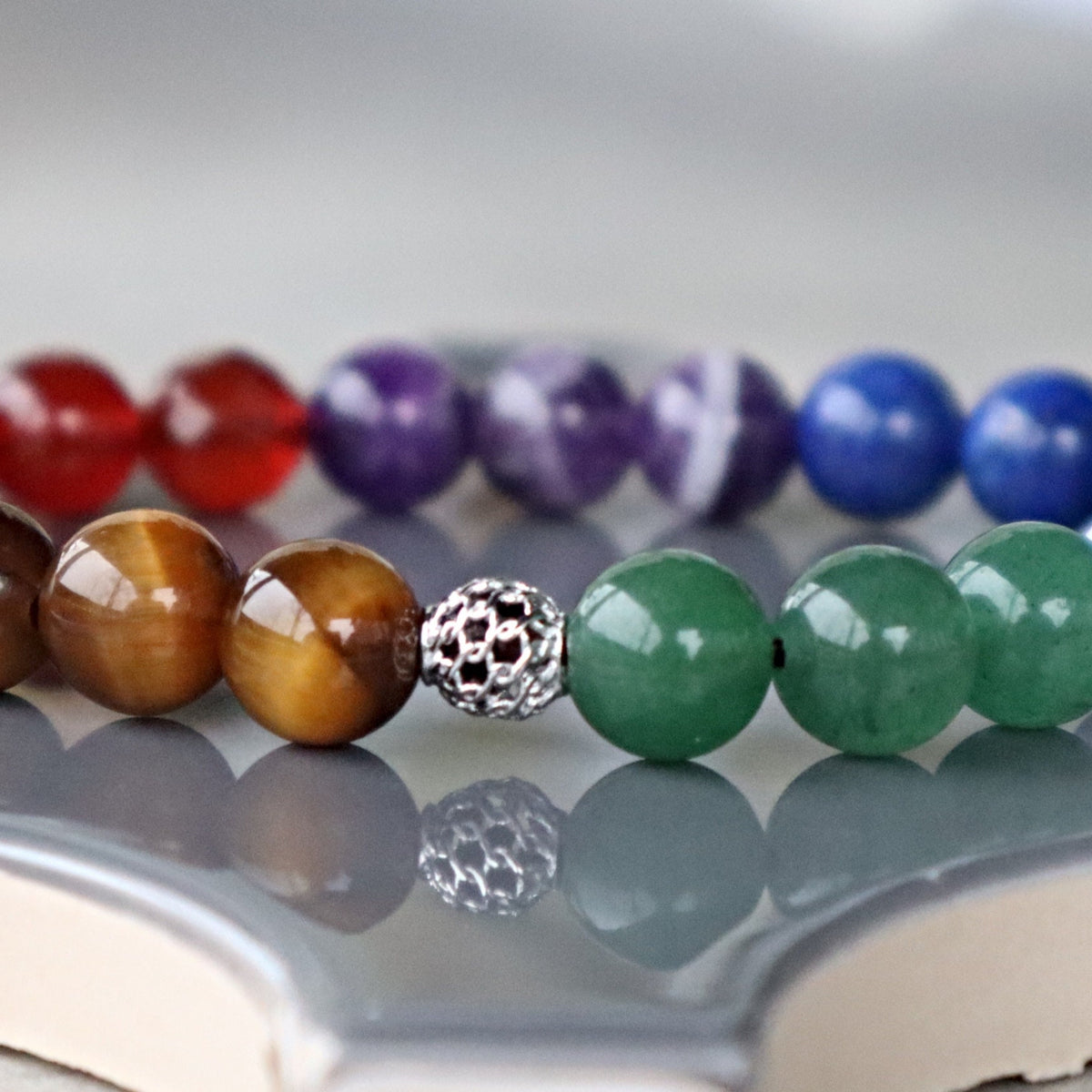 7 Chakra Healing Balancing Meditation Bracelet