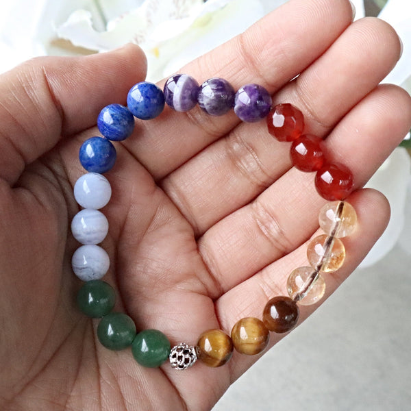 7 Chakra Healing Balancing Meditation Bracelet