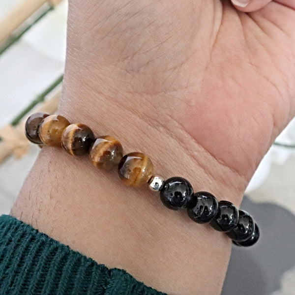 Powerful Protection Bracelet, Empath Protection, Negative Energy Protection Bracelet, Grounding Crystal Bracelet, Strength Gift Bracelet