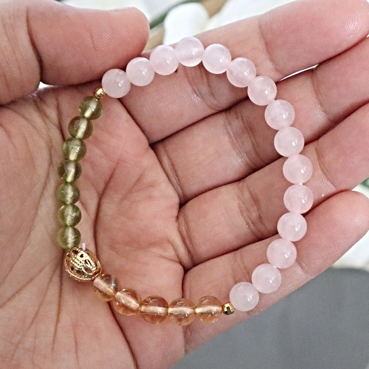 Triple Protection Bracelet, New Relationship Gift, Wealth and Abundance, rejuvenate healing, Uplifting Gifts for Women, Cleansing bracelet