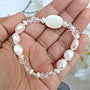 Pearl and Crystal Quartz Bracelet