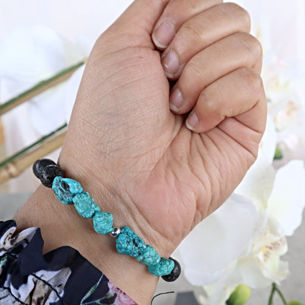 Throat Chakra Communication Bracelet, Speak your Truth, Unblock Throat Chakra, Negative Energy Cleanse, Clarity and Courage