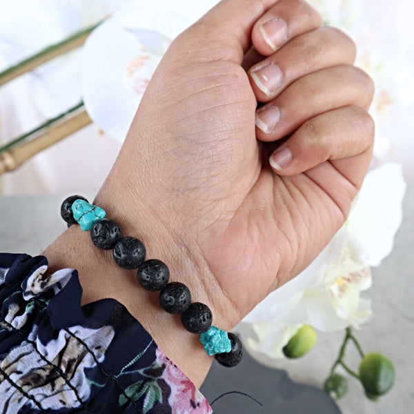 Throat Chakra Communication Bracelet, Speak your Truth, Unblock Throat Chakra, Negative Energy Cleanse, Clarity and Courage