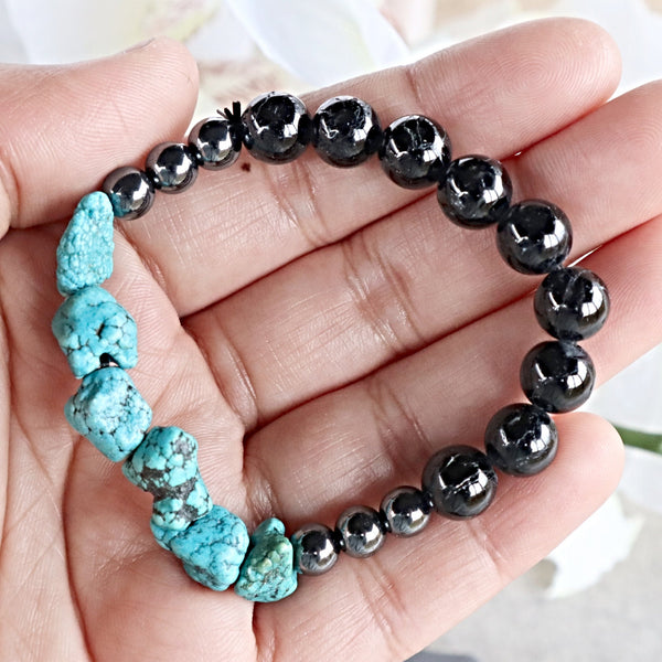 Triple Power Energy Balancing Crystal Bracelet, Protection and Grounding EMF