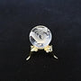 Quartz Dragon Sphere, Intricately Hand Carved Dragon 100% clear no inclusion Natural Real Quartz Crystal, Feng Shui Dragon Decor Gifts