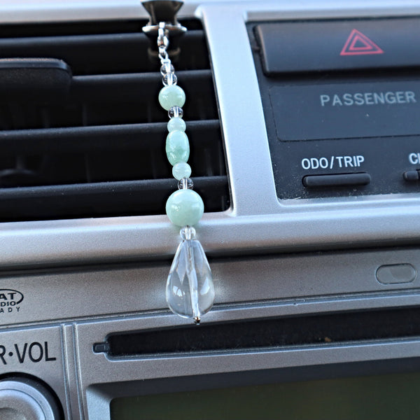 Jadeite Jade Phone and Car Charm