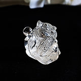 Hand Carved Dragon in Natural Quartz Rock Crystal 100 % flawless Top AAAA grade