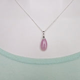 Genuine Kunzite Necklace in Sterling Silver