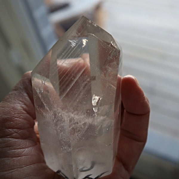 Phantom Quartz Crystal Clear Tower Point